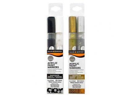 Daler-Rowney Acrylic Markers - Akrylové fixy 2-3mm