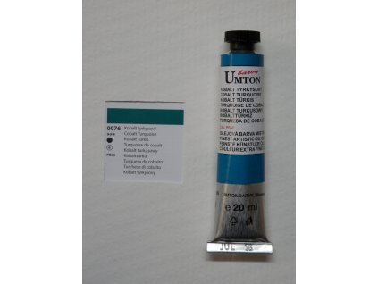 Olejová barva UMTON 20 ml - kobalt tyrkysový 76
