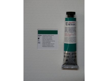 Olejová barva UMTON 20 ml - kobaltová zeleň tmavá 34