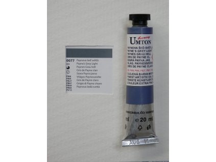 Olejová barva UMTON 20 ml - paynova šeď světlá 77