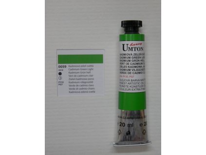 Olejová barva UMTON 20 ml - kadmiová zeleň světlá 59