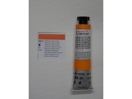 Olejová barva UMTON 20 ml - kadmium žluté tmavé 13