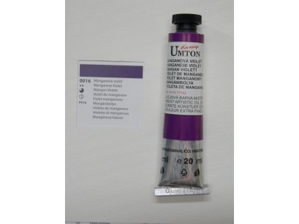 Olejová barva UMTON 20 ml - manganová violeť 16