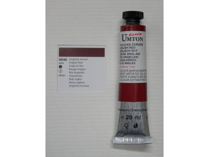 Olejová barva UMTON 20 ml - anglická červeň 46