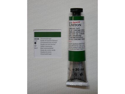 Olejová barva UMTON 20 ml - chromoxid tupý 38