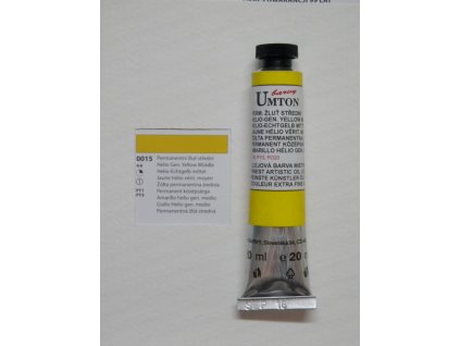 Olejová barva UMTON 20 ml - permanentní žluť střední 15