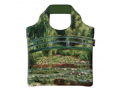 Ekologická skládací taška ECOZZ - "Monet - Japonský most s lekníny"
