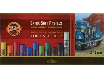 Pastel extra soft Toison D'or KOH-I-NOOR - 12 ks