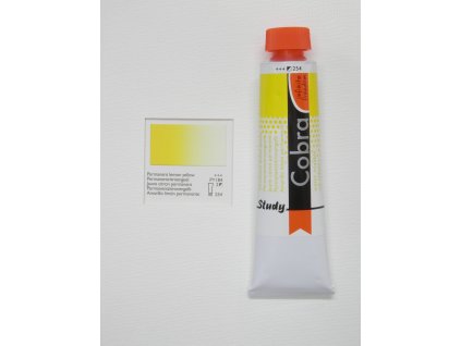 Olejová barva COBRA H2Oil 40 ml - Permanent lemon yellow 254