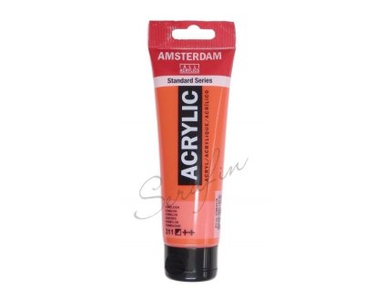 AMSTERDAM Akrylová barva 120 ml - vermilion 311