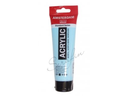 AMSTERDAM Akrylová barva 120 ml - sky blue light 551