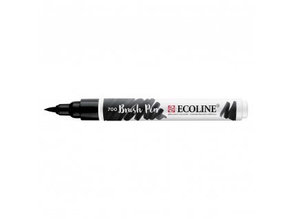 Akvarelový štětečkový marker ECOLINE BRUSHPEN - černý