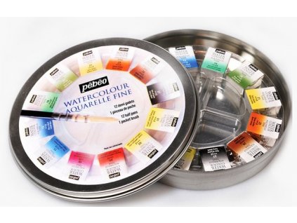 paleta akvarelové barvy