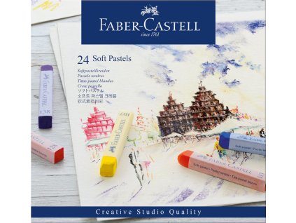 Pastel soft Faber Castell - 24 ks
