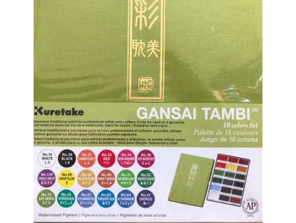 Gansai Tambi - Kuretake - sada 18 ks v balení