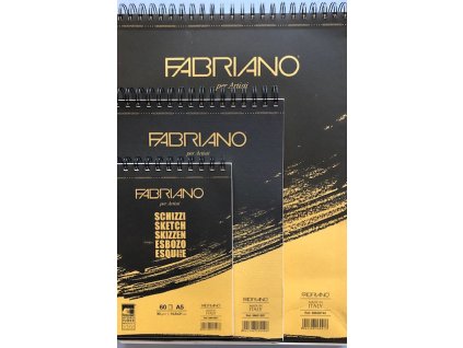 Skicovací papír v bloku Fabriano -90 g/m2  A4, A5