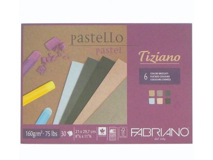 Blok Tiziano 160g Fabriano A3 mix barev