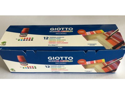 Akrylové barvy 12x 25 ml Giotto