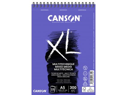 Blok XL MIX-MEDIA Canson 300g/m² - A5