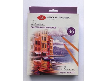Suchý pastel v tužce 36 ks Nevskaya Palitra
