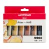 Sada akrylových metalických barev zn. Amsterdam  6x20ml