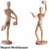 Dřevěný manekýn - 30 cm - možný i stoj na rukách