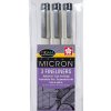 SAKURA PIGMA Micron pera set 3x (02,04,08) black