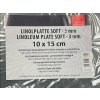 Lino deska 3 mm 10 x 15 cm měkké zn AMI