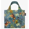 Skládací nákupní taška LOQI VINCENT VAN GOGH Flower Pattern Blue