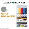 Daler-Rowney Acrylic Marker set S - Sady akrylových fixů 2-3mm