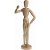 Dřevěný manekýn - muž 30 cm