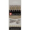 SAKURA PIGMA Micron pera set 6x (005,01,02,03,05,08) black