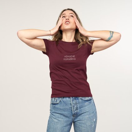 Dámské triko vánočně rozladěná