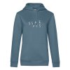 sere pes logo queen hooded nordic blue
