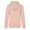 sere pes logo queen hooded soft rose