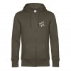 king zip hooded khaki sere pes