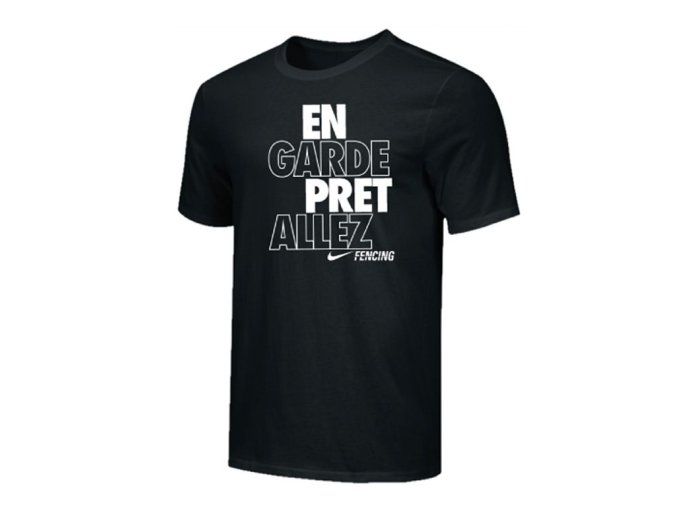 Tričko NIKE ENGARDE černé s logem Nike