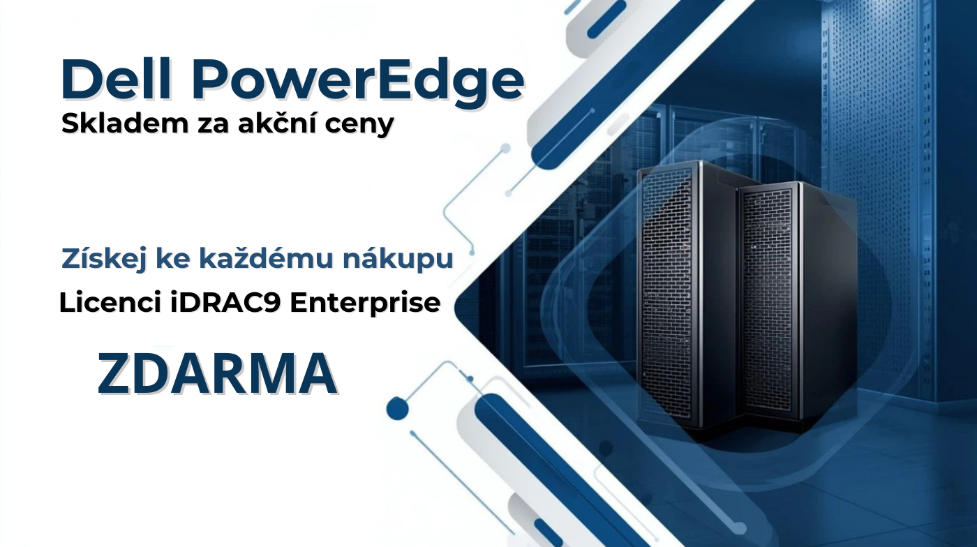 Dell PowerEdge server – skladem za speciální akční cenu, licence iDRAC9 Enterprise zdarma
