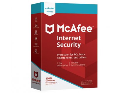 McAfee Internet Security 2020 10 Zariadení 12 mes.
