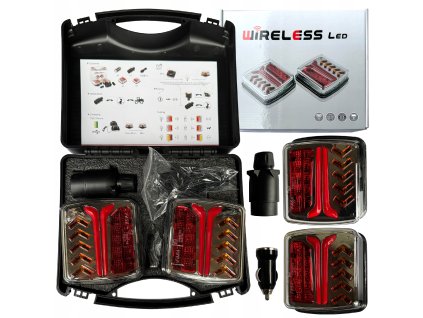 SADA LED SVETEL ZADNICH SVETEL NA MAGNET BEZDRATOVE DYNAMICKY SMER