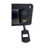Hliníkový přepínací panel 3x vypínač / LED voltmetr / 1x USB + 1x USB-C
