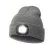 Čepice s Vestavěnou LED Čelovkou - Zimní Čepice, Unisex Beanie