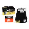 Čepice s LED USB čelovkou Black Cat