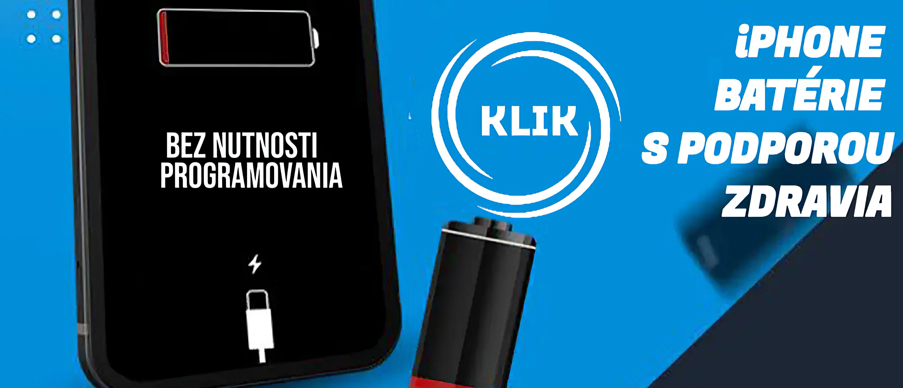 Batéria iPhone s funkciou zdravia - bez nutnosti programovania