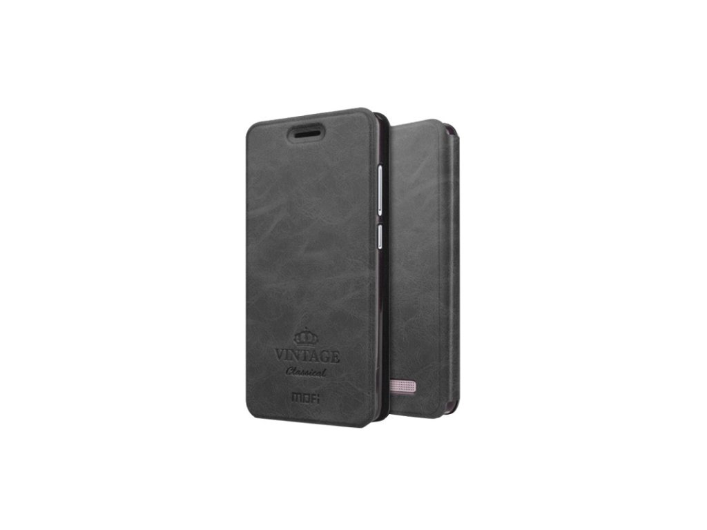 Puzdro Xiaomi Redmi 4A knižkové Mofi Vintage čierne