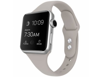 Remienok silikónový Apple Watch 6/ 5 / 4 / 3 / 2 /1 šedá farba 38mm/40mm