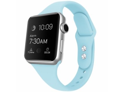 Remienok silikónový Apple Watch 6/ 5 / 4 / 3 / 2 /1 modrá farba 42 / 44mm