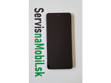 LCD Displej + Dotykové sklo + Rám Motorola Moto G60s Čierna farba