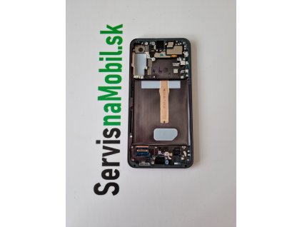 LCD Displej + Dotykové sklo + Rám Samsung Galaxy S22 Plus Čierna farba - Originál Service Pack