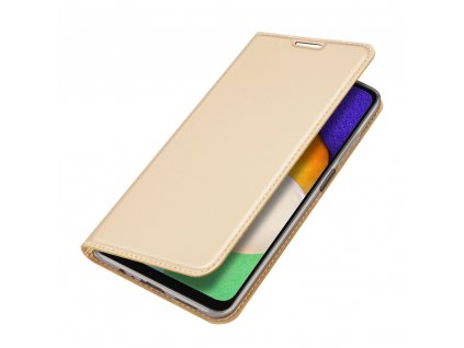 Knižkové Puzdro Samsung Galaxy A13 4G DUX DUCIS zlatá farba